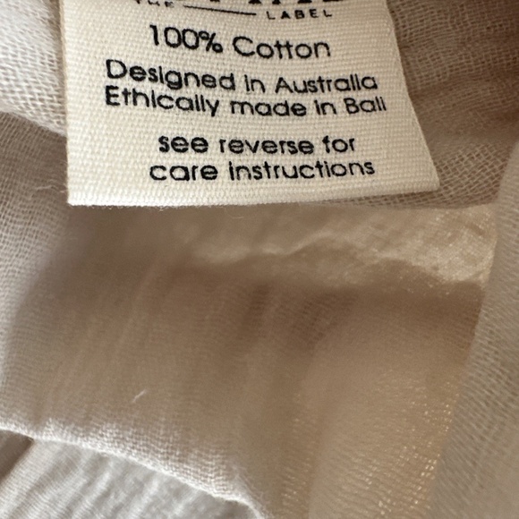 Nomad the Label NWT Caro Cotton Top in Stone, size Large. - Picture 6 of 6